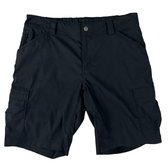 Duluth Trading Original Relaxed‎ Fit Men Size 12 Cargo Shorts Black - Picture 1 of 5
